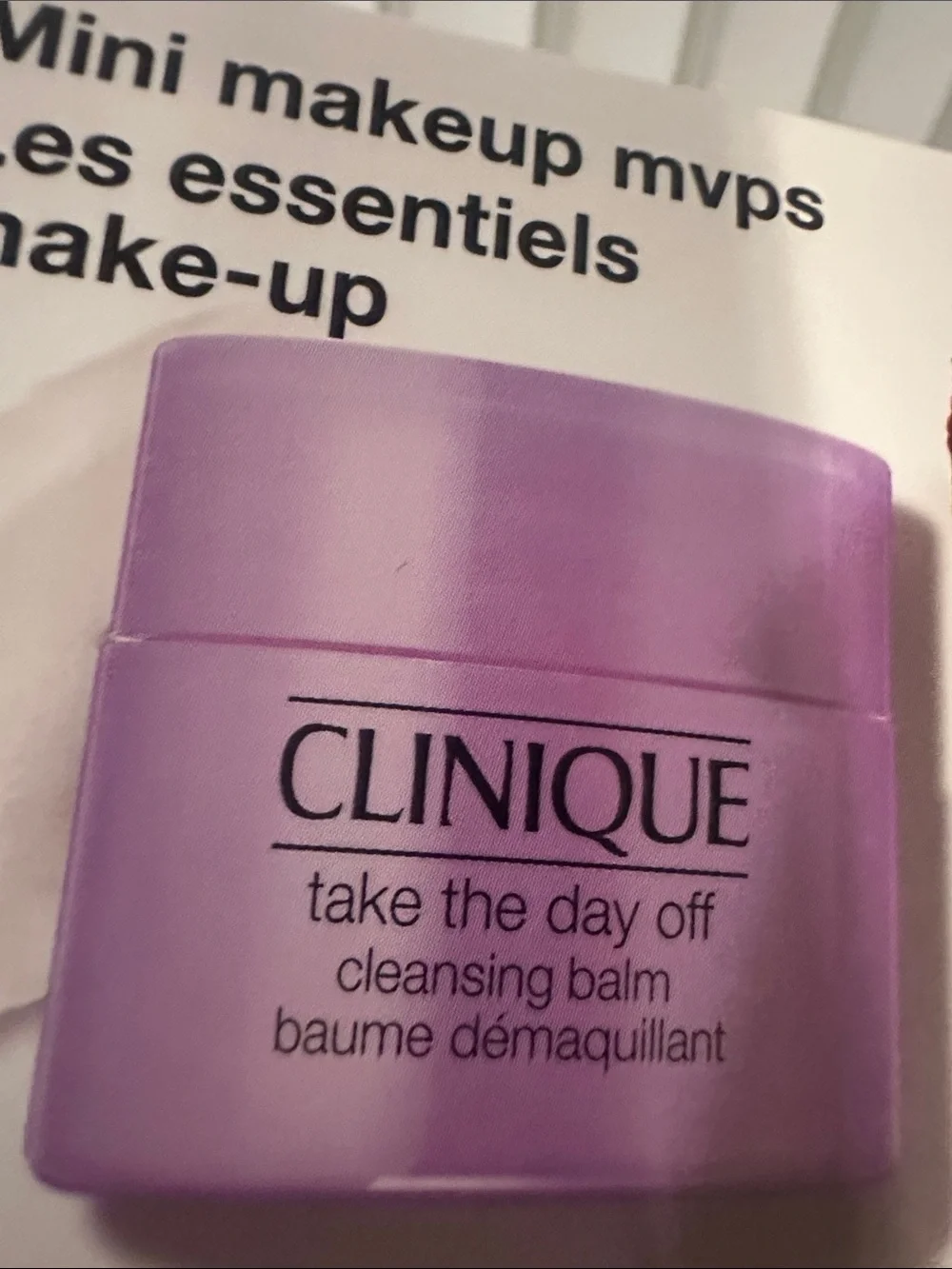 Clinique Mini Makeup MVPs Set - Lavender, Black, Red